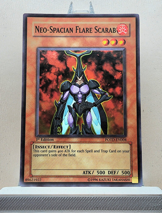 Yugioh! 1x Neo-Spacian Flare Scarab (POTD - Super Rare) 1st Edition