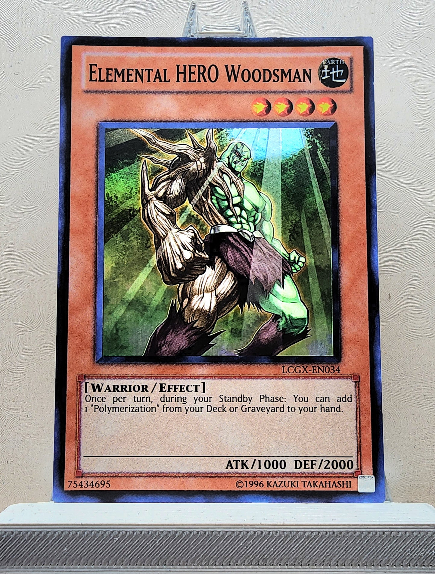 Yugioh! 1x Elemental Hero Woodsman (PGL2 - Super Rare) Unli Edition