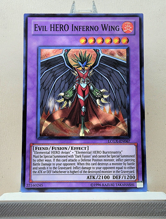 Yugioh! 1x Evil Hero Inferno Wing (LCGX - Super Rare) Unli Edition