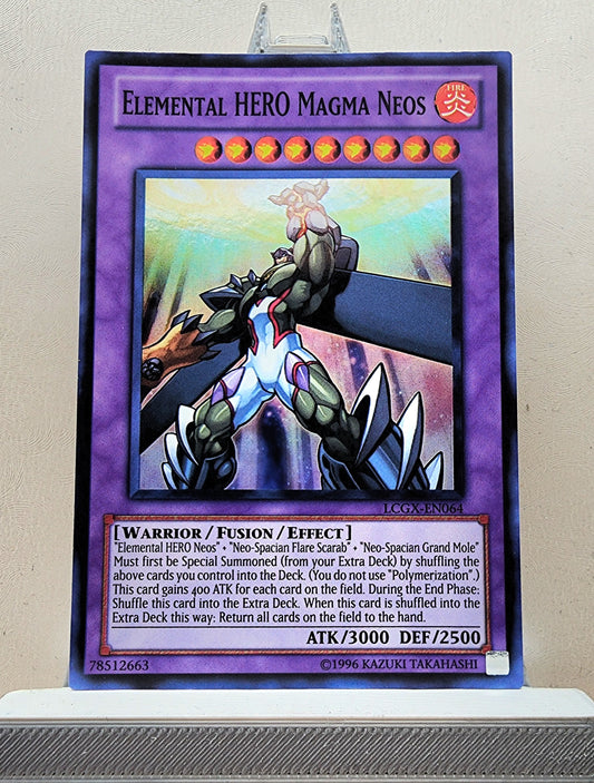 Yugioh! 1x Elemental Hero Magma Neos (LCGX - Super Rare) Unli Edition