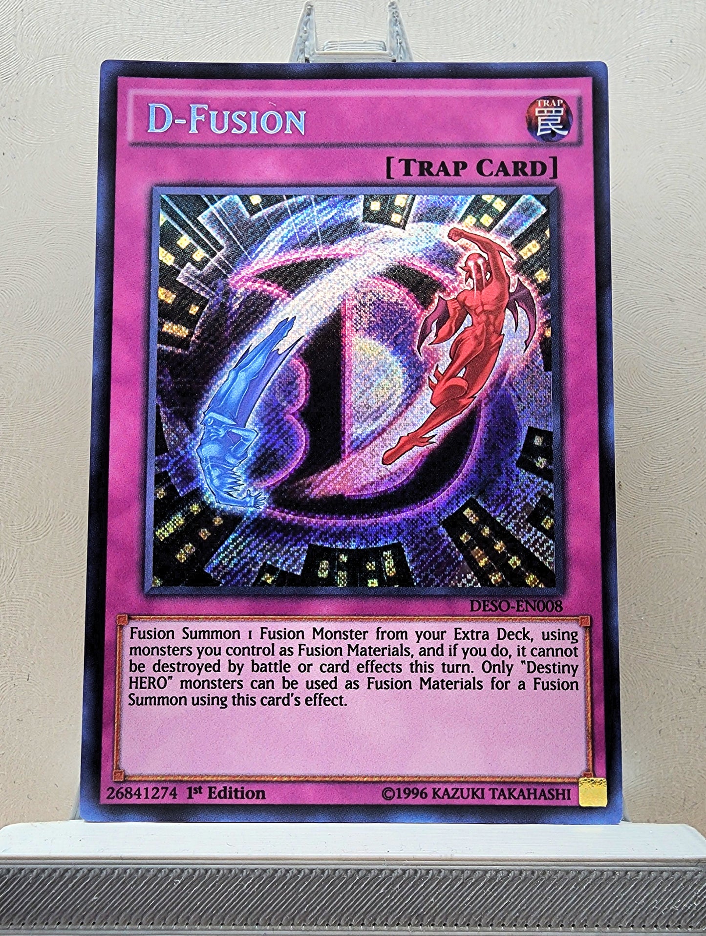 Yugioh! 1x D-Fusion (DESO - Secret Rare) 1st Edition