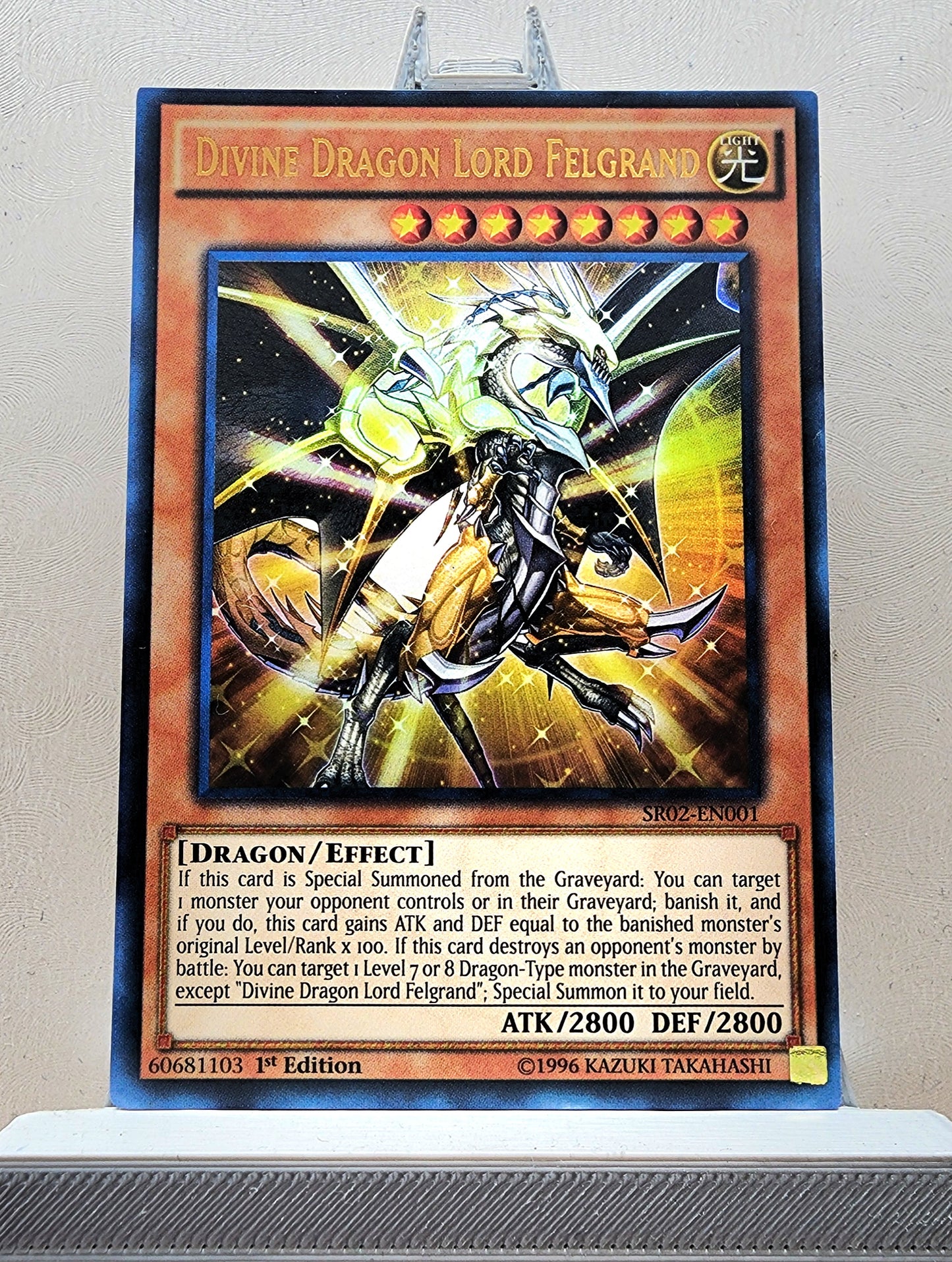 Yugioh! 1x Divine Dragon Lord Felgrand (SR02 - Ultra Rare) 1st Edition