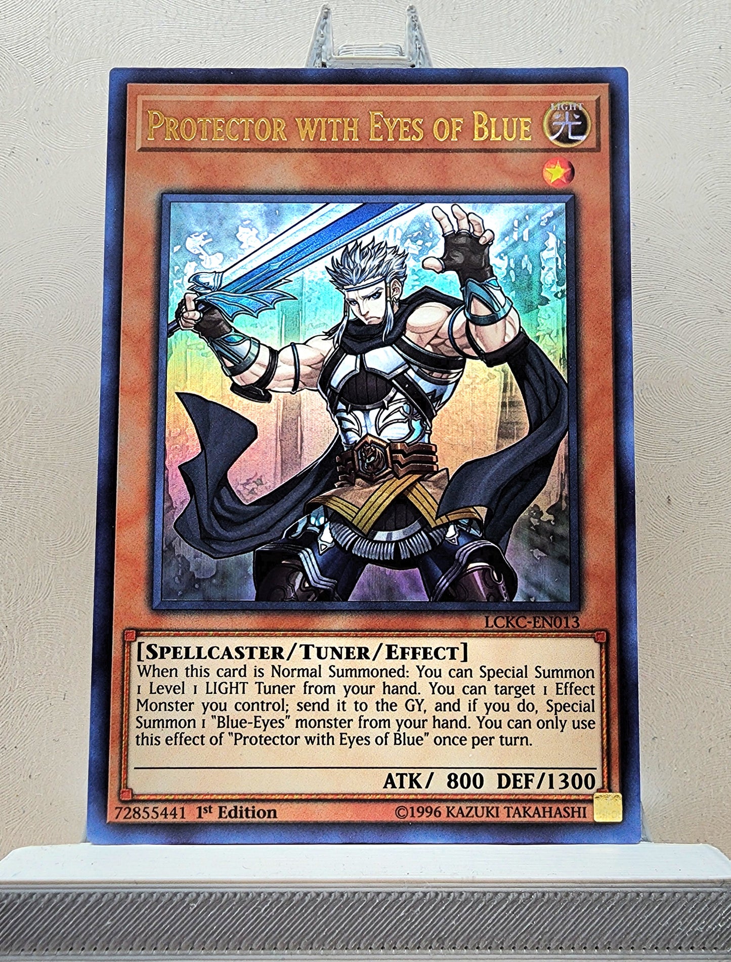 Yugioh! 1x Protector with Eyes of Blue (LCKC - Ultra Rare) 1st/Unli Edition