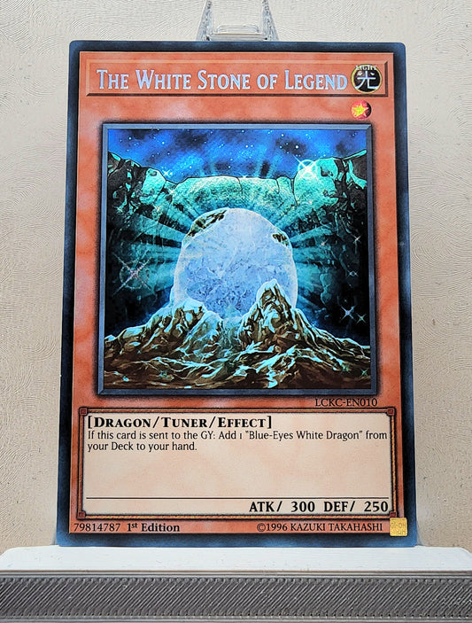 Yugioh! 1x The White Stone of Legend (LCKC - Secret Rare) 1st Edition