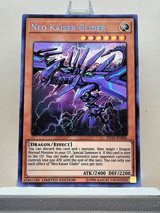 Yugioh! 1x Neo Kaiser Glider (TN19 - Prismatic Secret Rare) Limited Edition