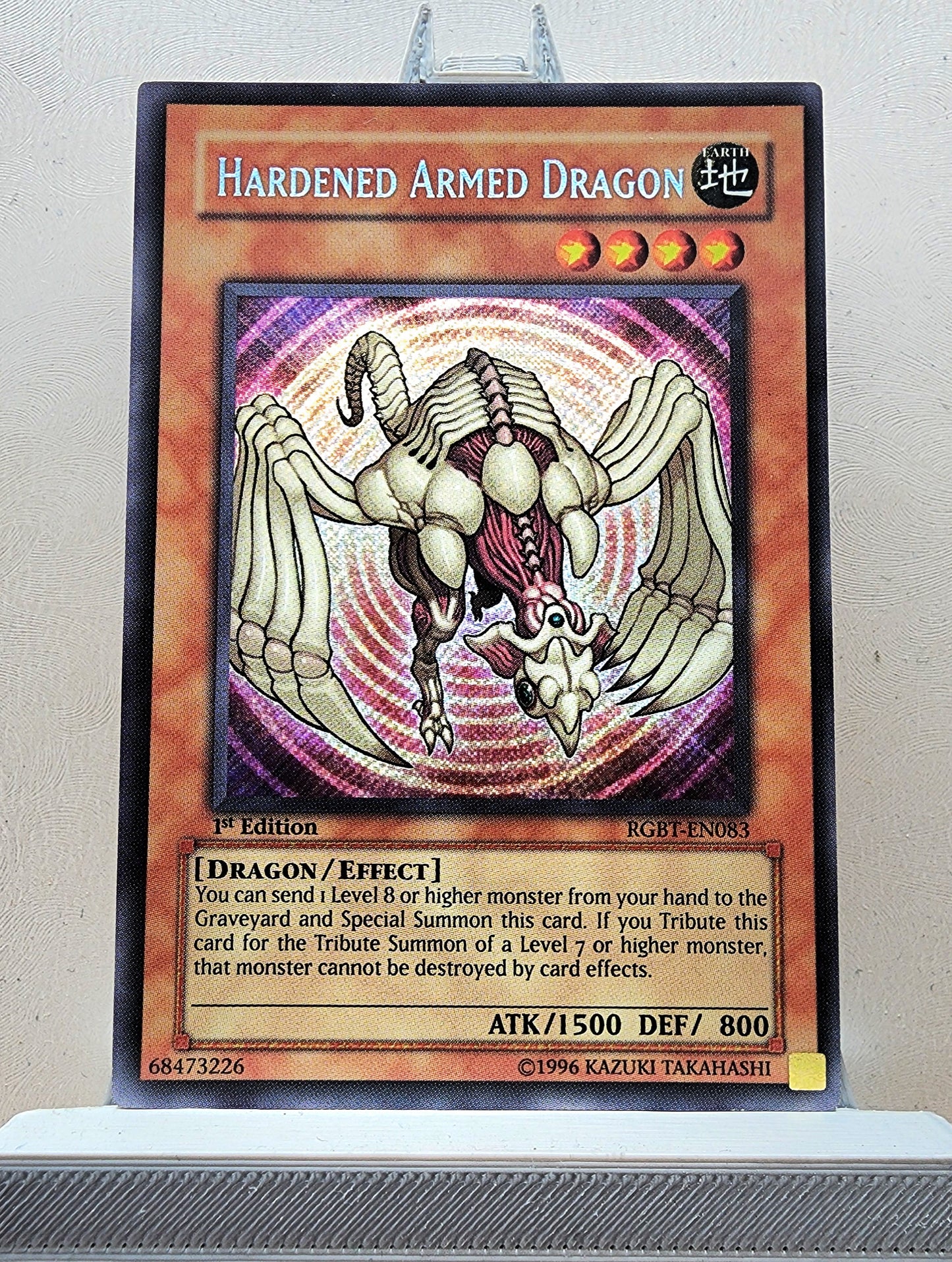 Yugioh! 1x Hardened Armed Dragon (RGBT - Secret Rare) 1st Edition