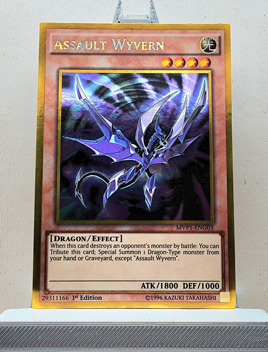 Yugioh! 1x Assault Wyvern (MVP1 - Gold Rare) 1st/Unli Edition