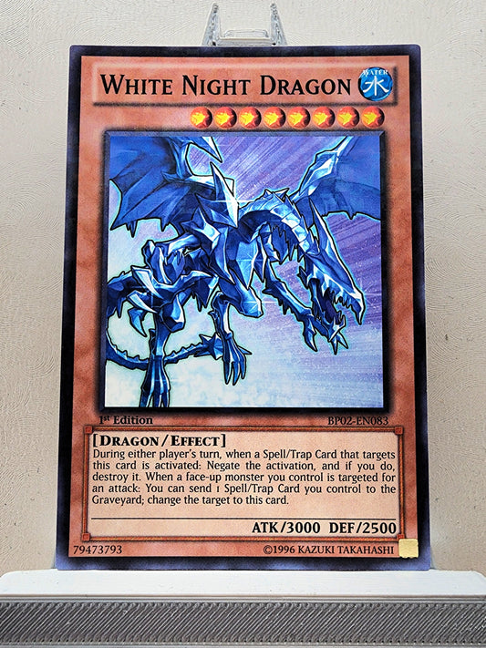 Yugioh! 1x White Night Dragon (BP02 - Mosaic Rare) 1st Edition