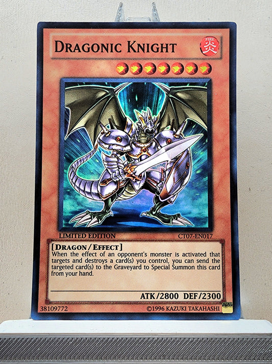 Yugioh! 1x Dragonic Knight (CT07 - Super Rare) Limited Edition