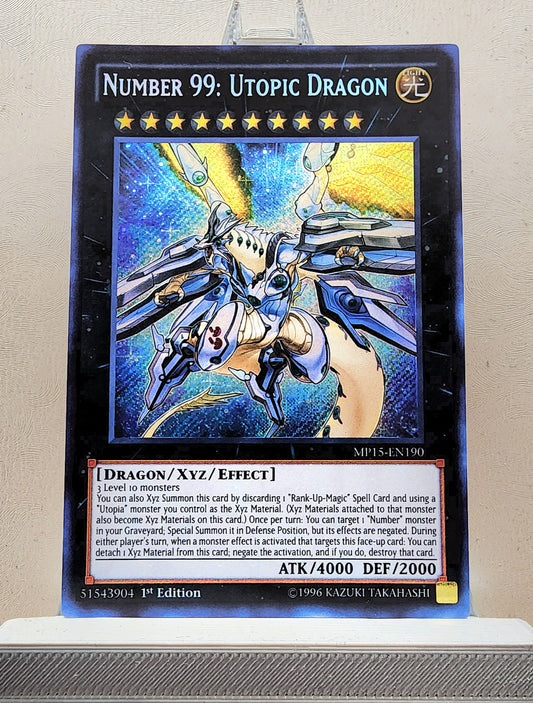 Yugioh! 1x Number 99: Utopic Dragon (MP15 - Secret Rare) 1st Edition