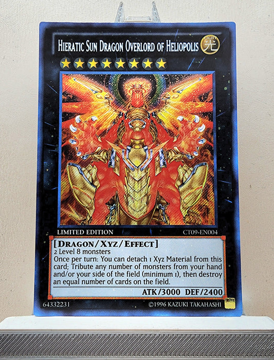 Yugioh! 1x Hieratic Sun Dragon Overlord of Heliopolis (CT09 - Secret Rare) Limited Edition