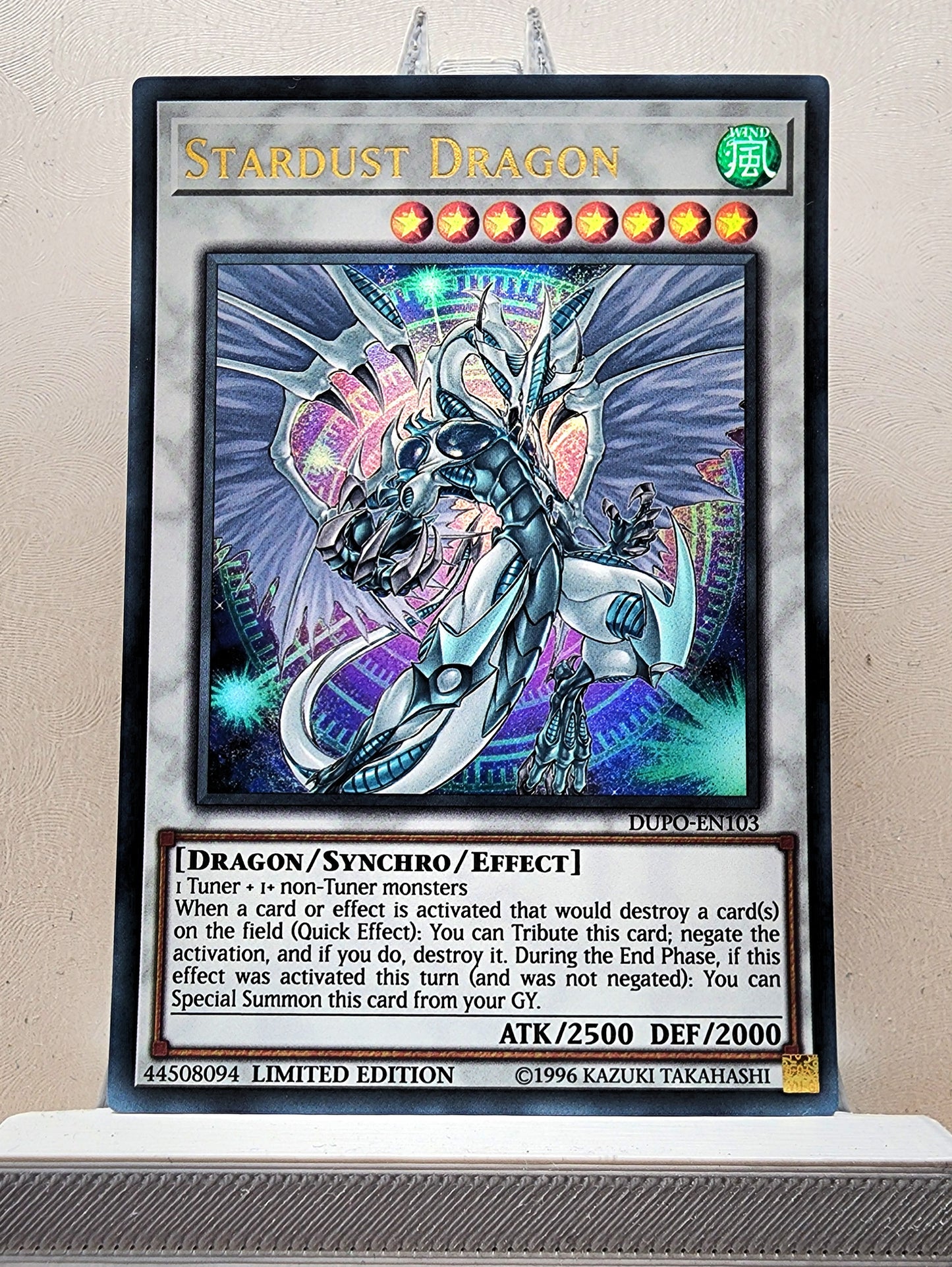 Yugioh! 1x Stardust Dragon (DUPO - Ultra Rare) Limited Edition