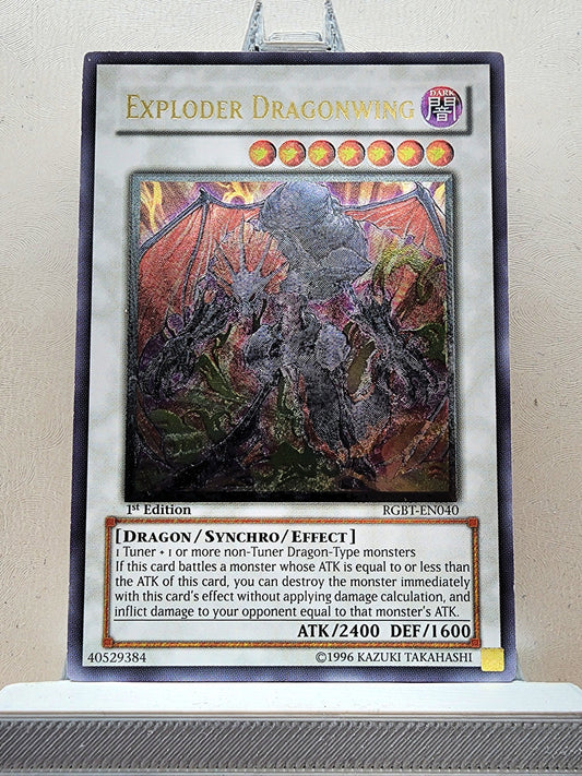 Yugioh! 1x Exploder Dragonwing (RGBT - Ultimate Rare) 1st Edition