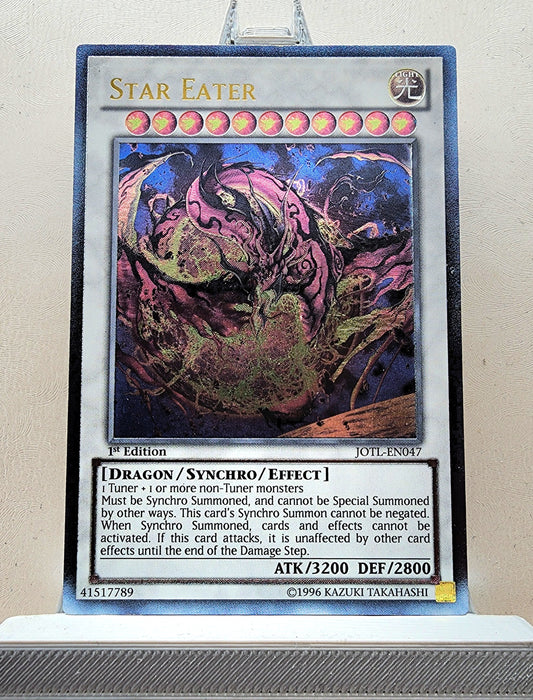 Yugioh! 1x Star Eater (JOTL - Ultimate Rare) 1st Edition