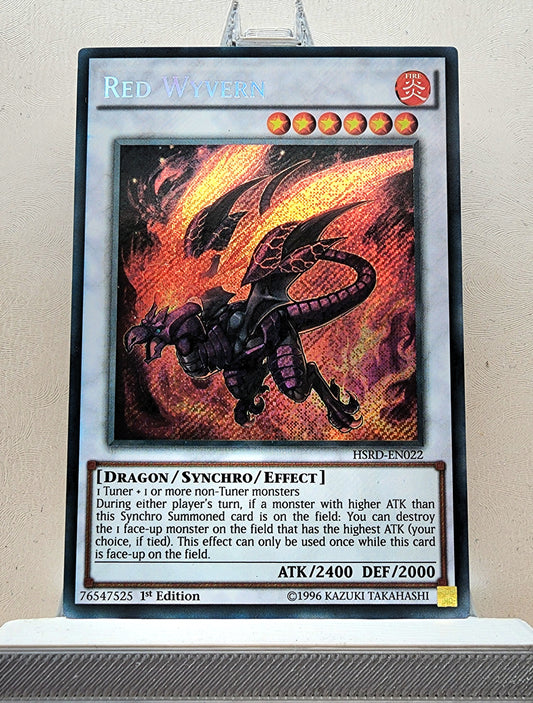 Yugioh! 1x Red Wyvern (HSRD - Secret Rare) 1st Edition