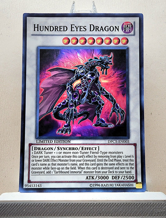 Yugioh! 1x Hundred Eyes Dragon (DPC5 - Super Rare) Limited Edition