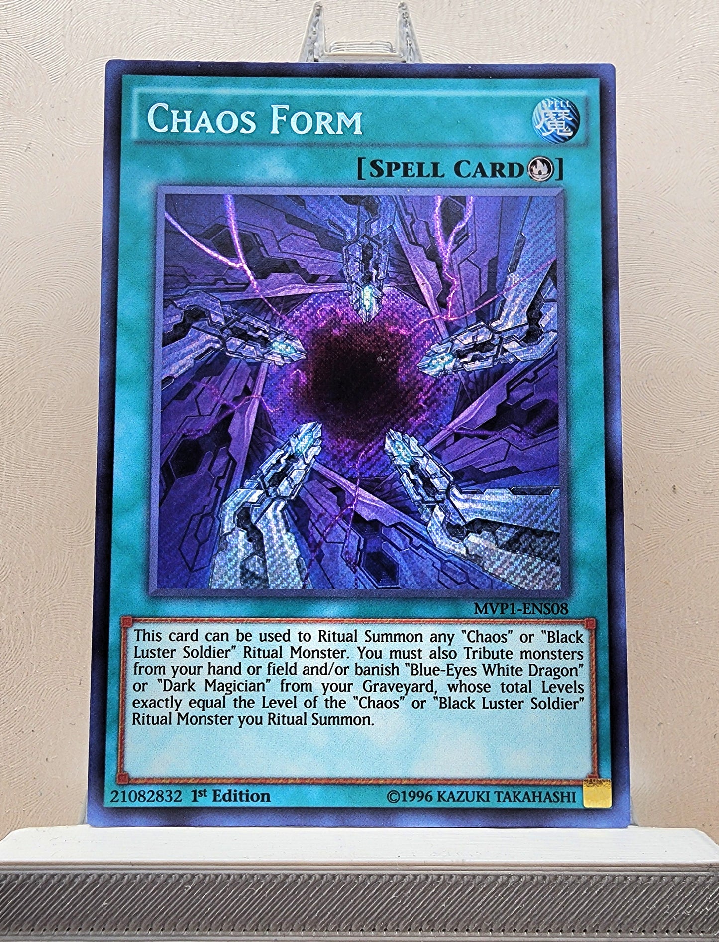 Yugioh! 1x Chaos Form (MVP1 - Secret Rare) 1st Edition