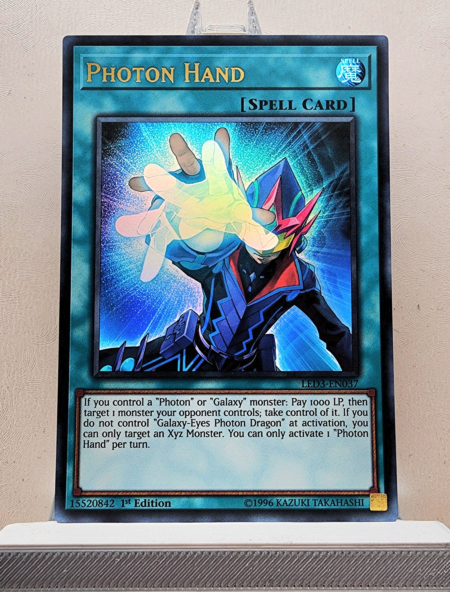 Yugioh! 1x Photon Hand (LED3 - Ultra Rare) 1st Edition