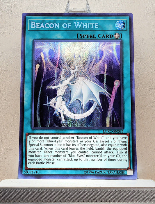 Yugioh! 1x Beacon of White (LCKC - Secret Rare) Unli Edition