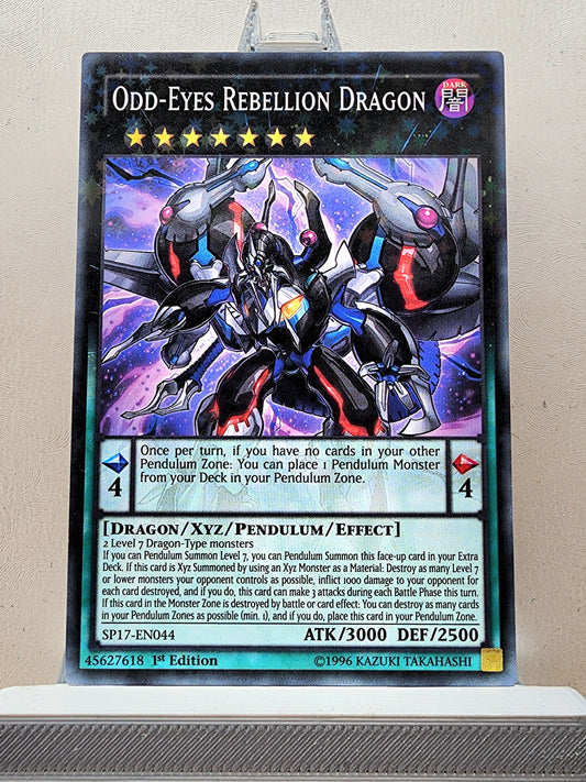 Yugioh! 1x Odd-Eyes Rebellion Dragon (SP17 - Starfoil Rare) 1st Edition