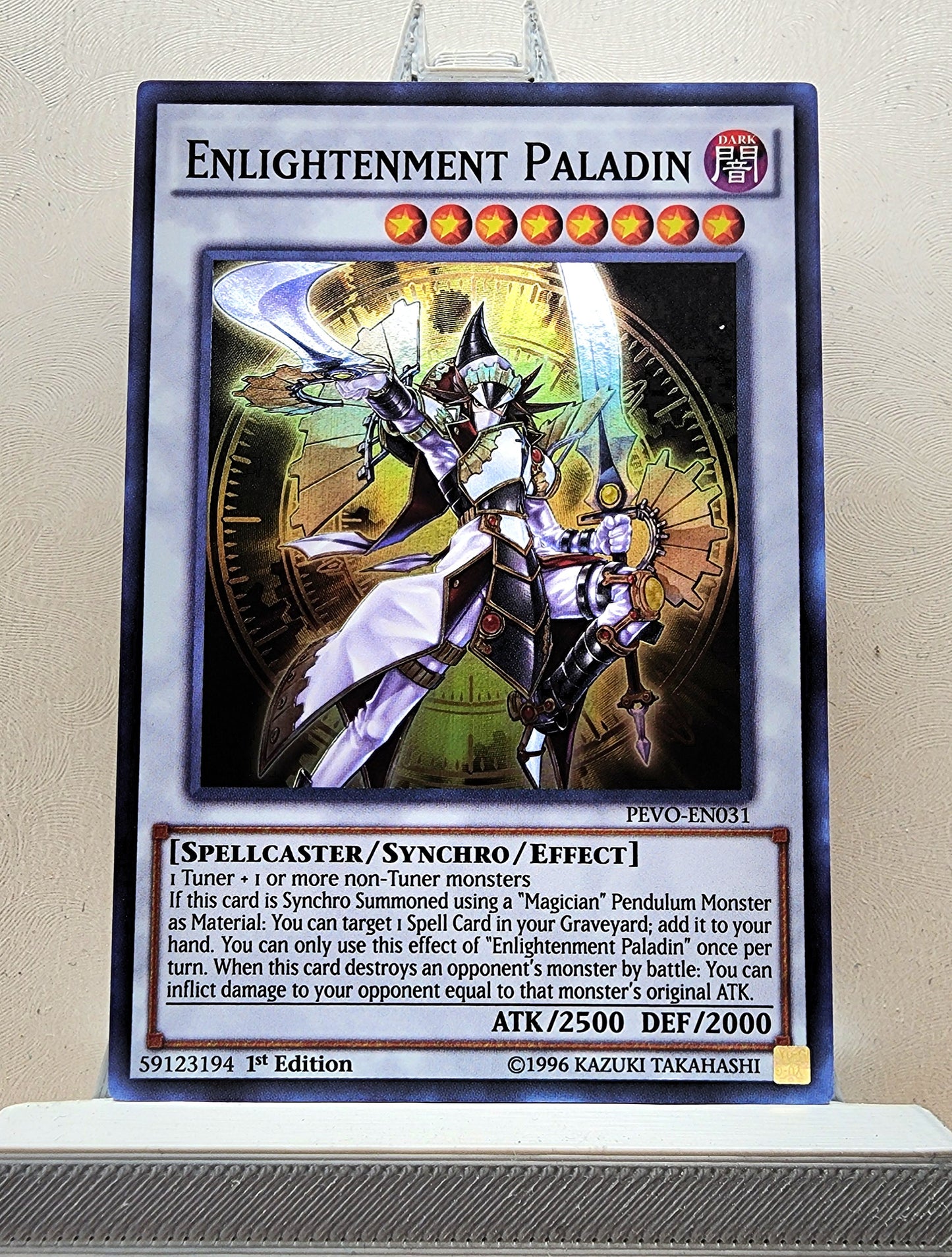 Yugioh! 1x Enlightenment Paladin (PEVO - Super Rare) 1st Edition