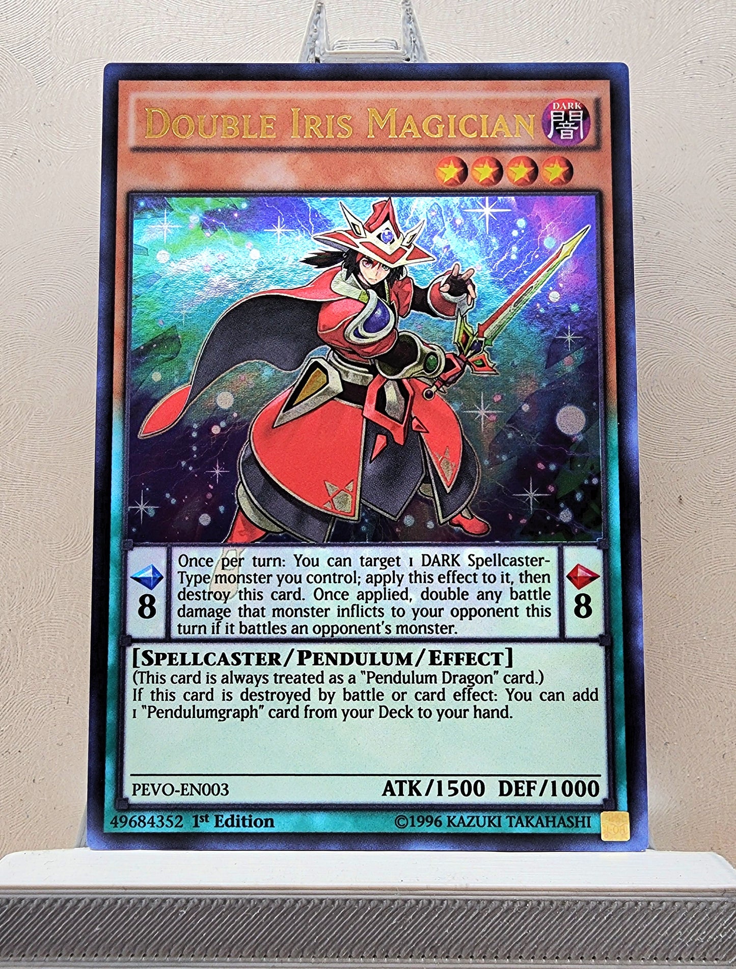 Yugioh! 1x Double Iris Magician (PEVO - Ultra Rare) 1st Edition