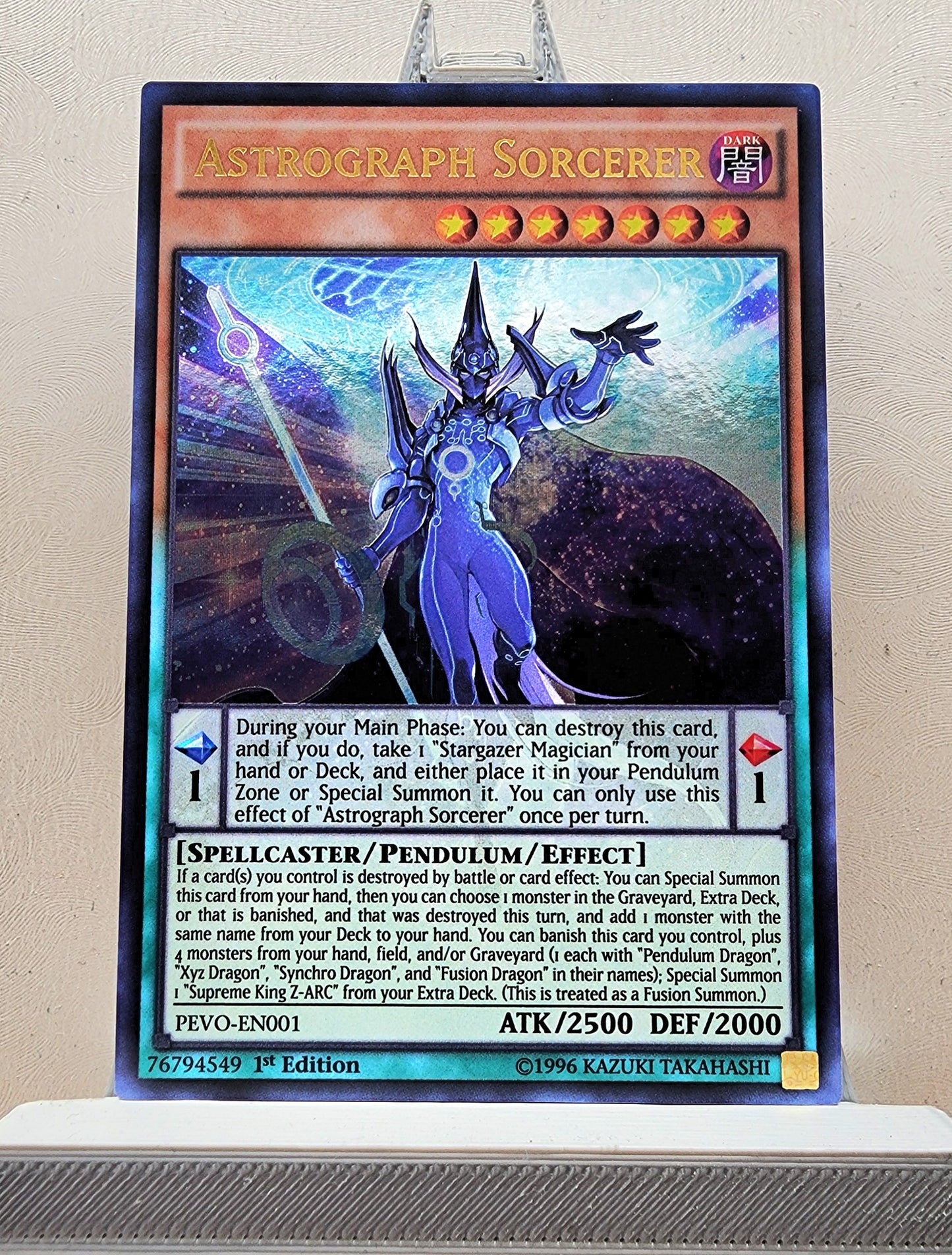 Yugioh! 1x Astrograph Sorcerer (PEVO - Ultra Rare) 1st Edition