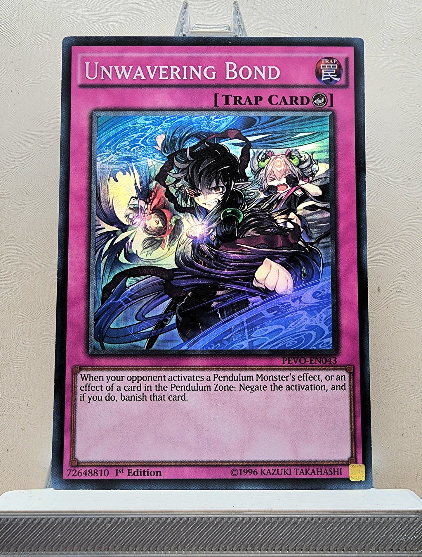 Yugioh! 1x Unwavering Bond (PEVO - Super Rare) 1st Edition