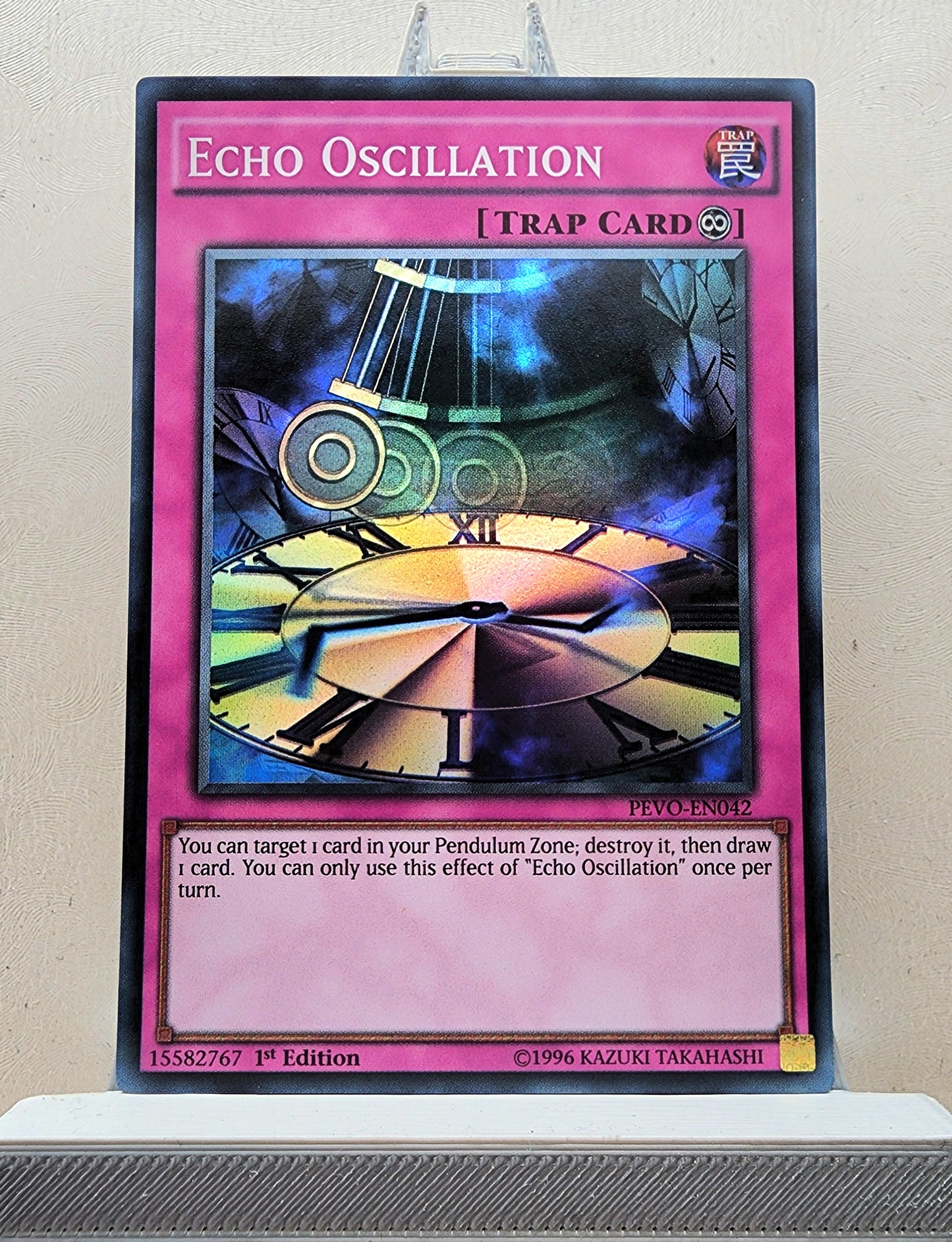 Yugioh! 1x Echo Oscillation (PEVO - Super Rare) 1st Edition