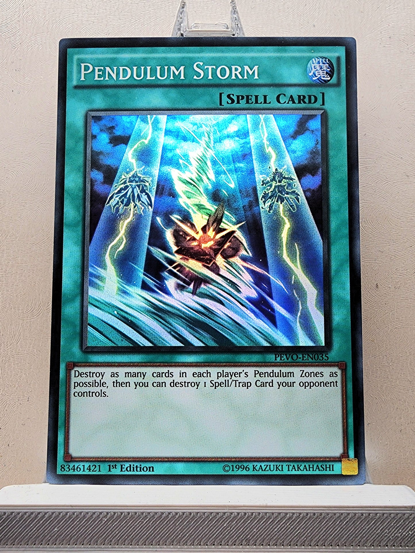 Yugioh! 1x Pendulum Storm (PEVO/BOSH - Super Rare) 1st Edition