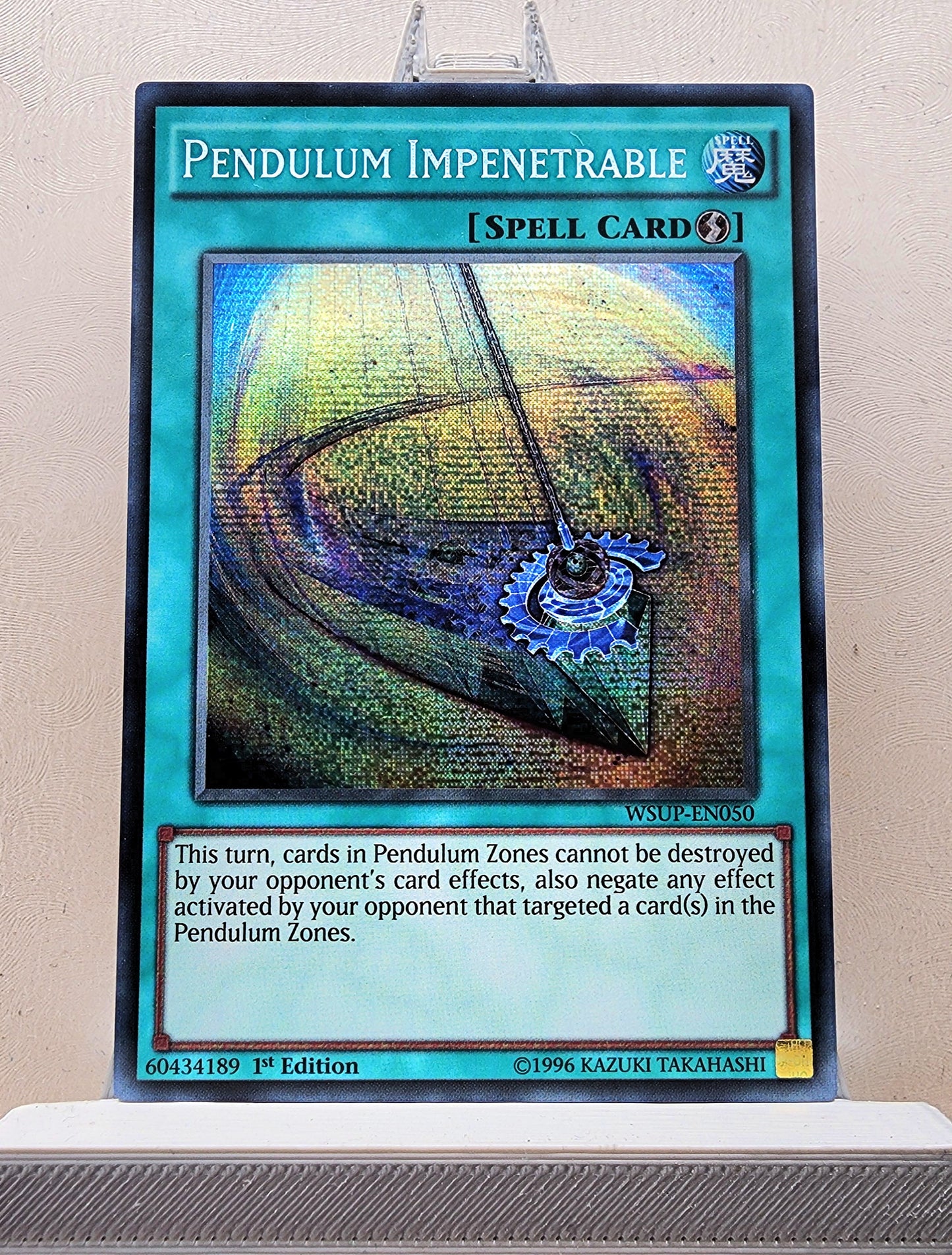 Yugioh! 1x Pendulum Impenetrable (WSUP - Prismatic Secret Rare) 1st Edition