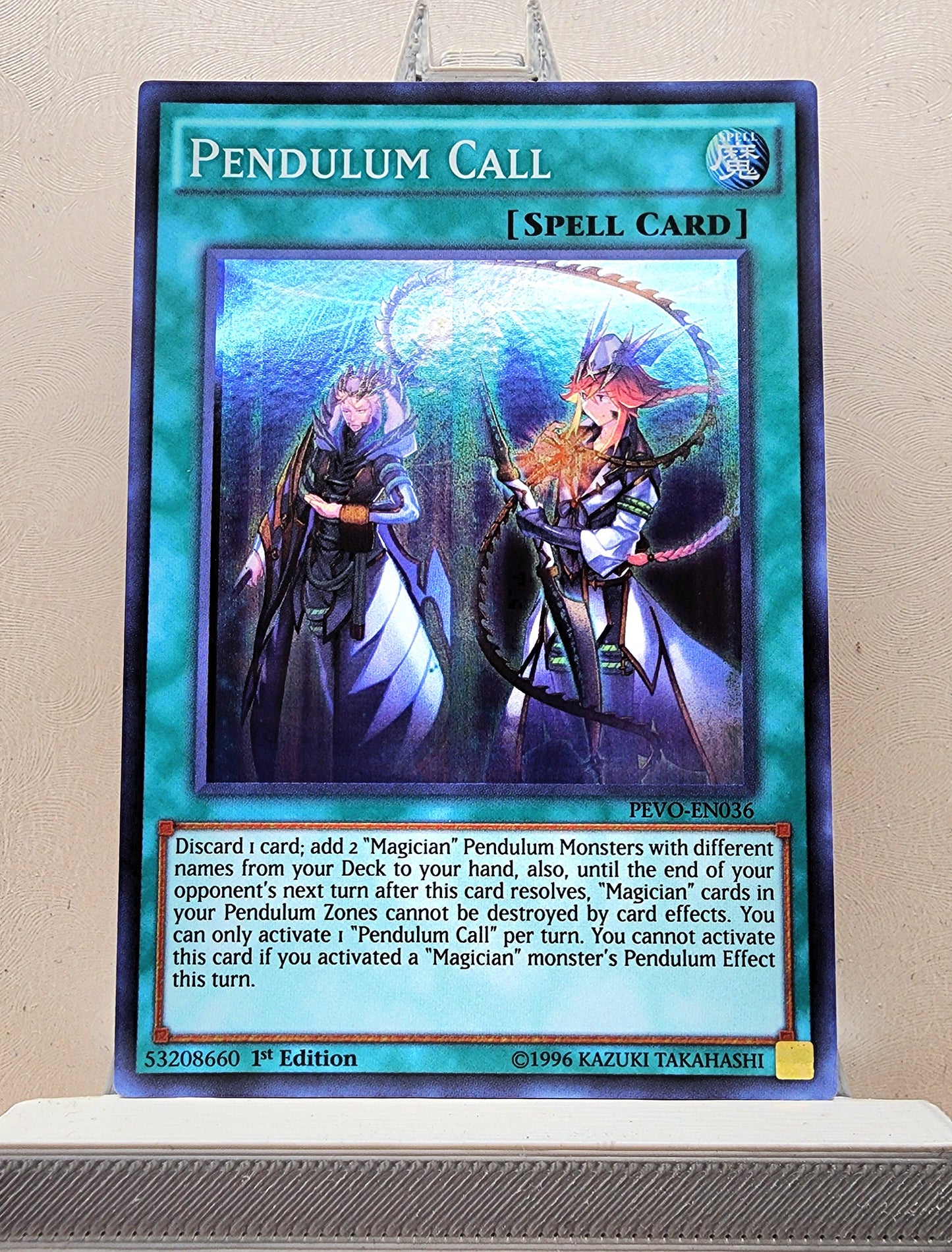 Yugioh! 1x Pendulum Call (PEVO - Super Rare) 1st Edition