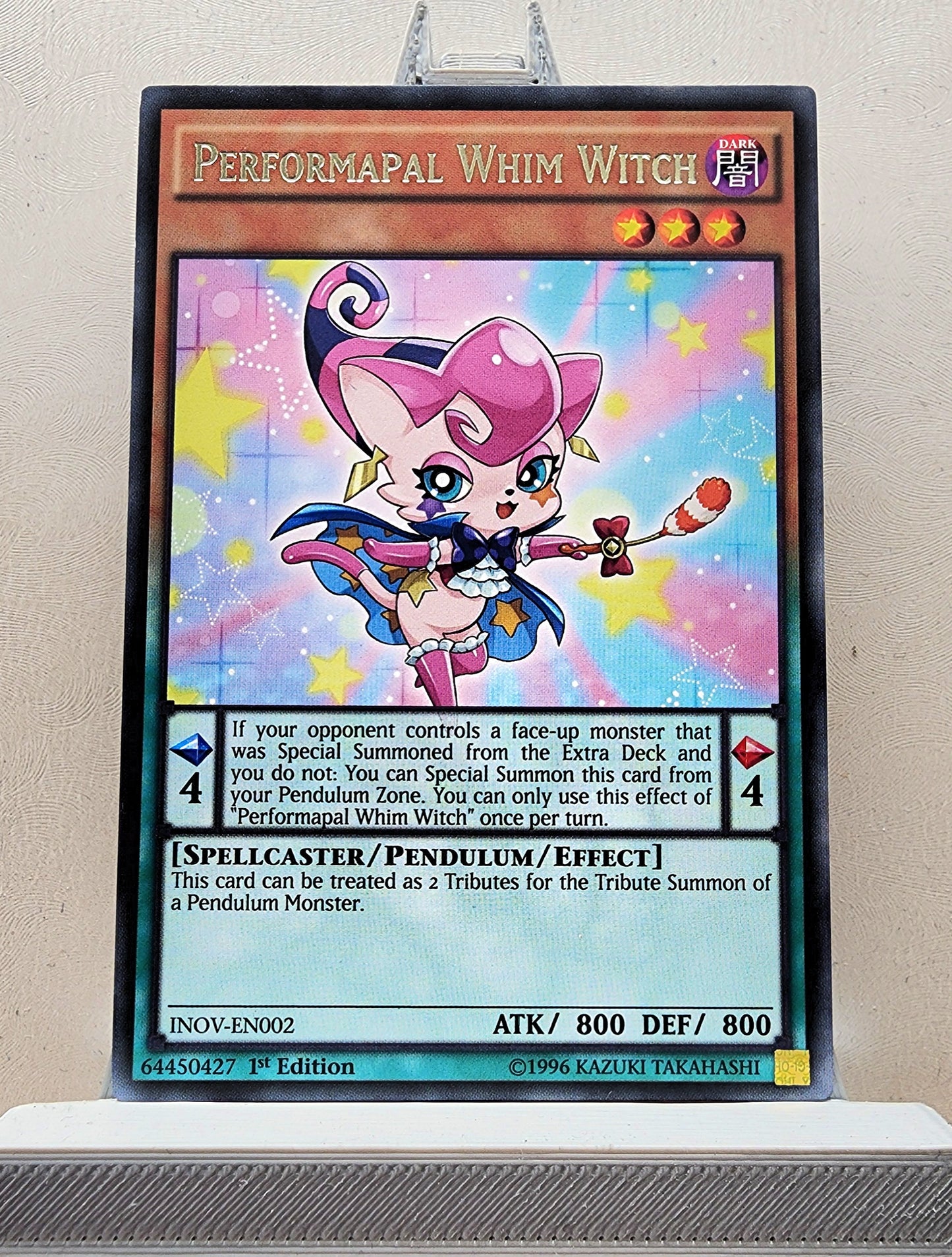 Yugioh! 1x Performapal Whim Witch (INOV - Rare) 1st Edition