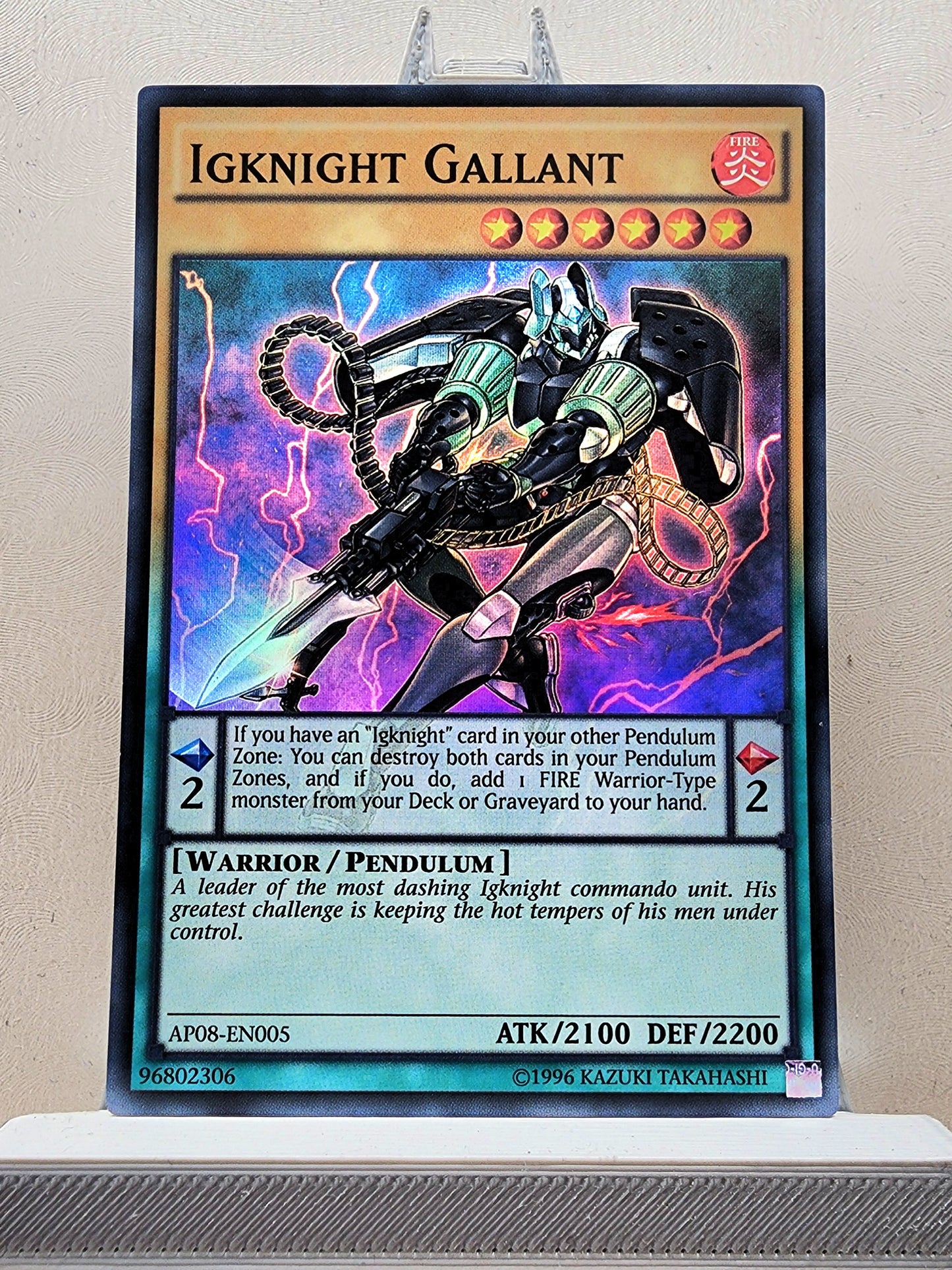 Yugioh! 1x Igknight Gallant (AP08 - Super Rare) Unli Edition