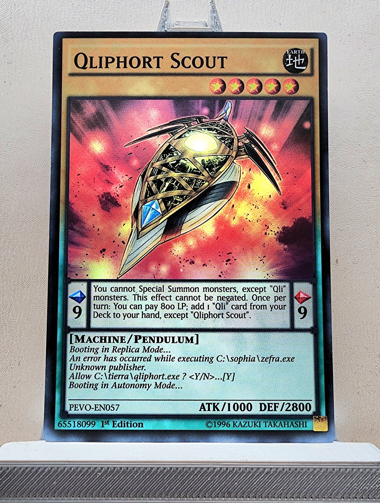 Yugioh! 1x Qliphort Scout (PEVO - Super Rare) 1st Edition