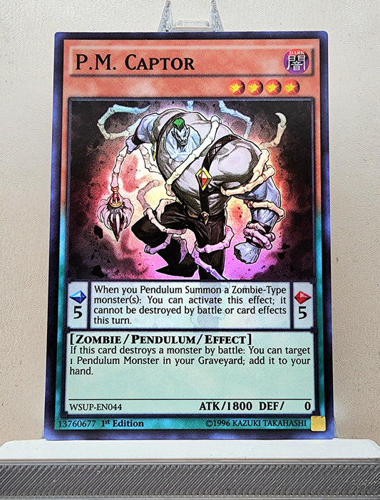 Yugioh! 1x P.M Captor (WSUP - Super Rare) 1st Edition