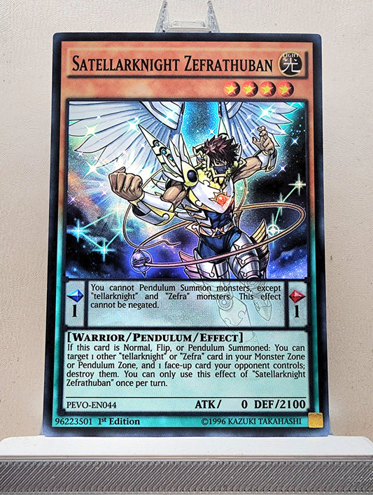 Yugioh! 1x Satellarknight Zefrathuban (PEVO - Super Rare) 1st Edition