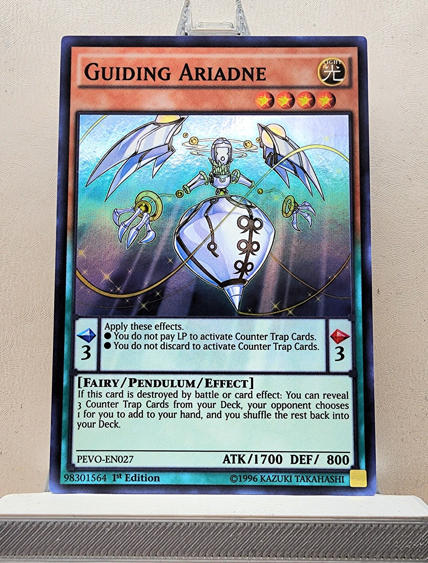 Yugioh! 1x Guiding Ariadne (BOSH/PEVO - Super Rare) 1st/Unli Edition