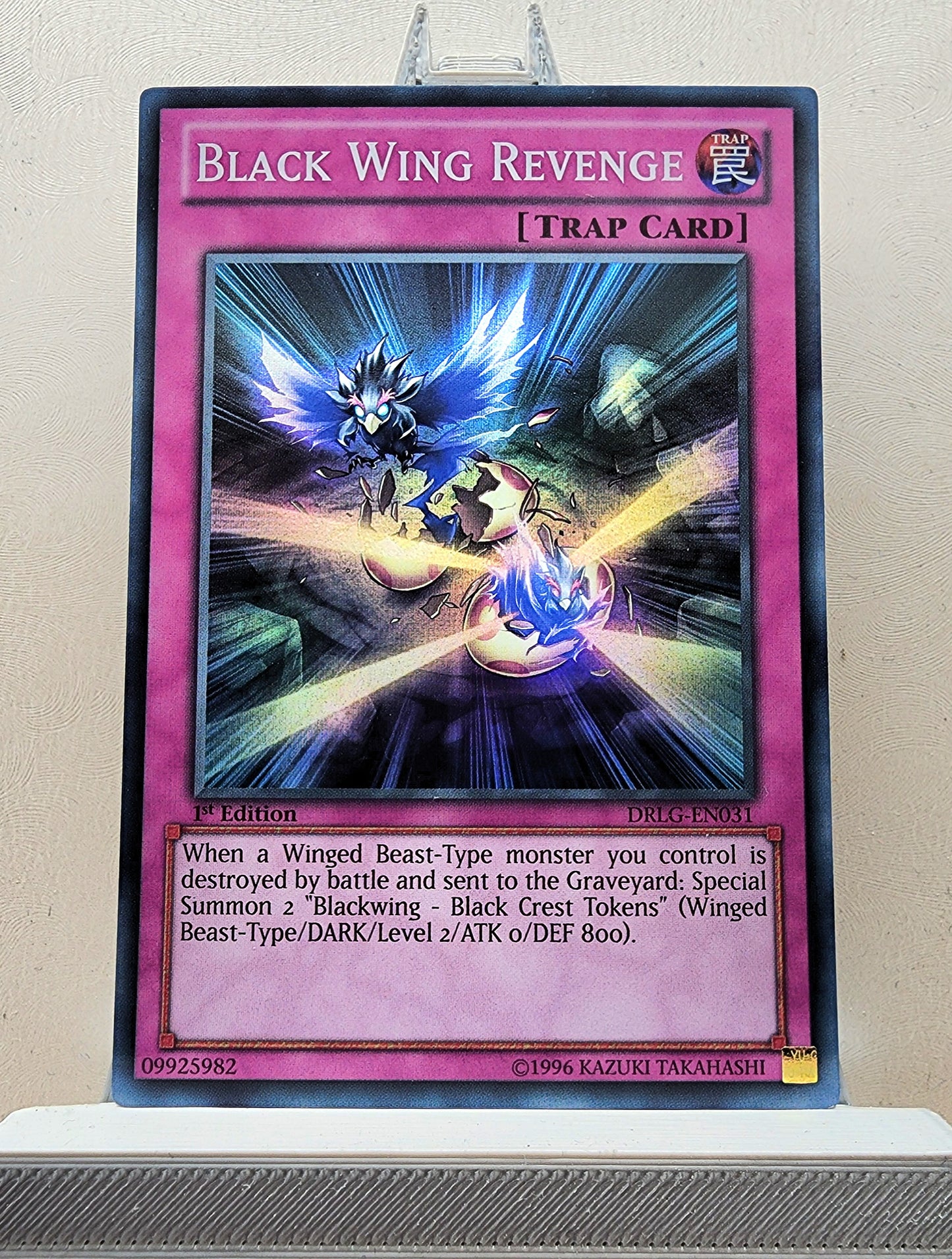 Yugioh! 1x Black Wing Revenge (DRLG - Super Rare) 1st Edition