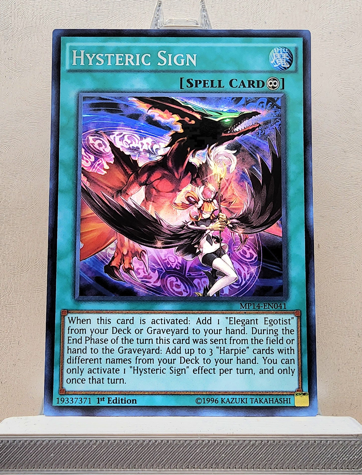 Yugioh! 1x Hysteric Sign (MP14 - Super Rare) 1st Edition