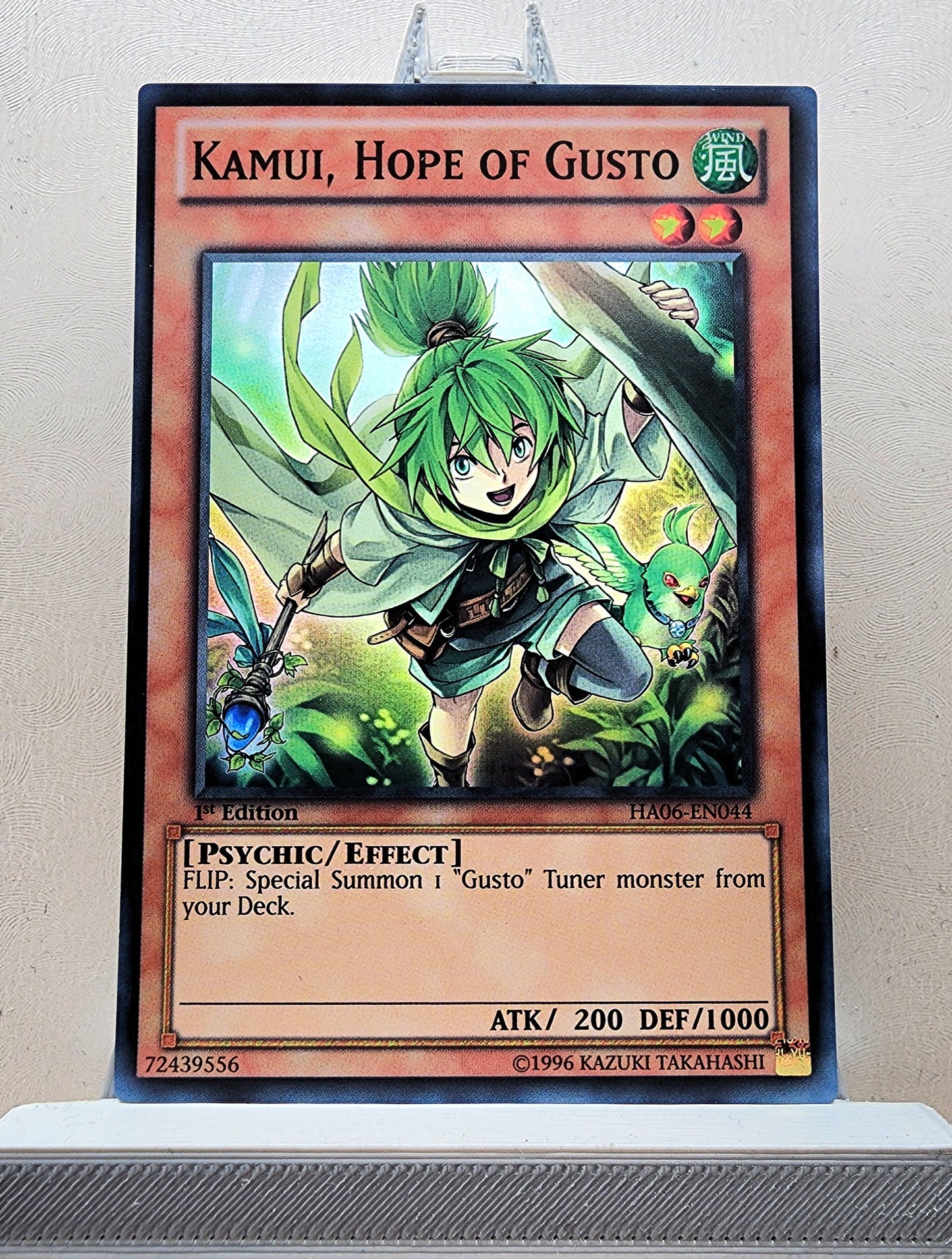 Yugioh! 1x Kamui, Hope of Gusto (HA06 - Super Rare) 1st Edition