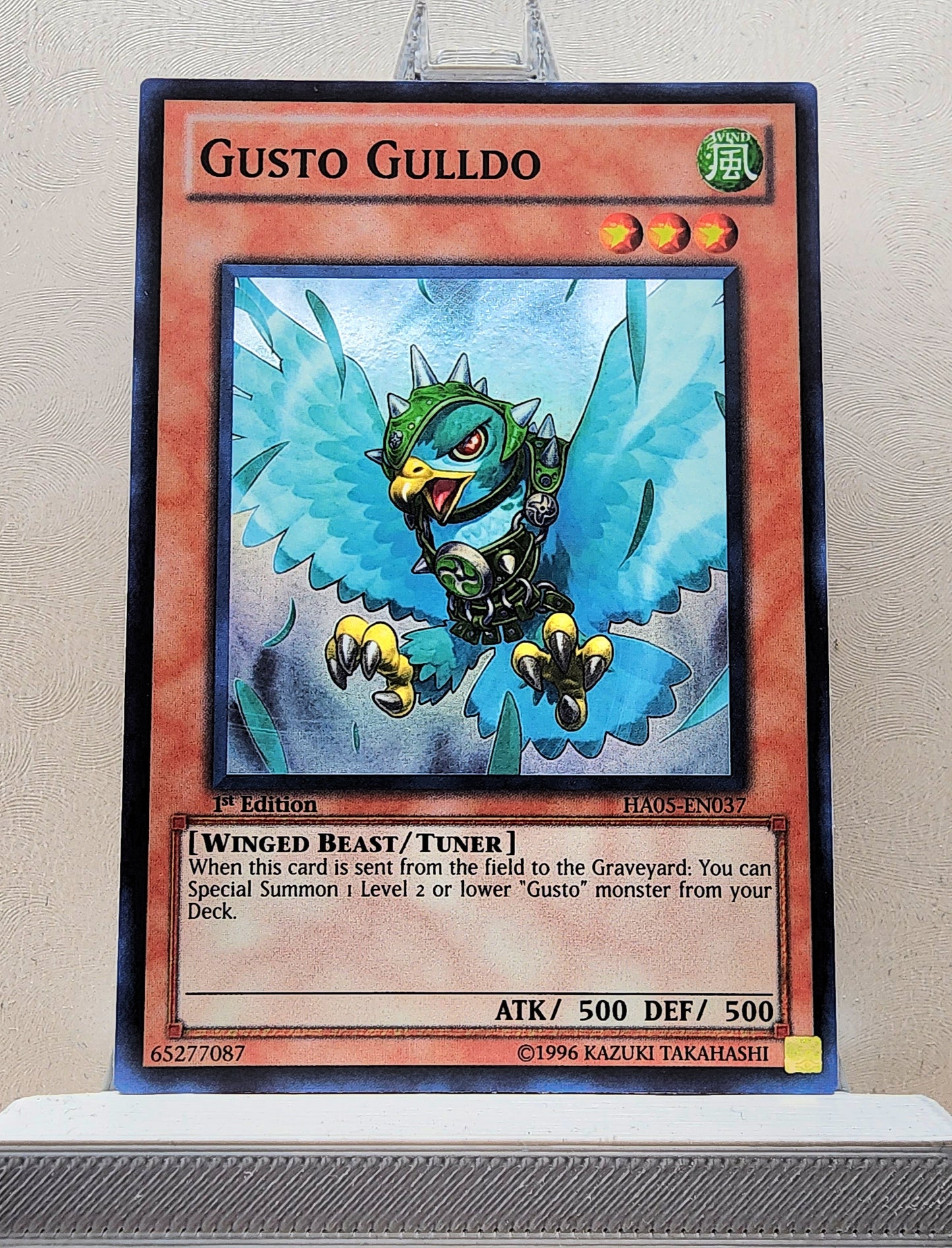 Yugioh! 1x Gusto Gulldo (HA05 - Super Rare) 1st Edition