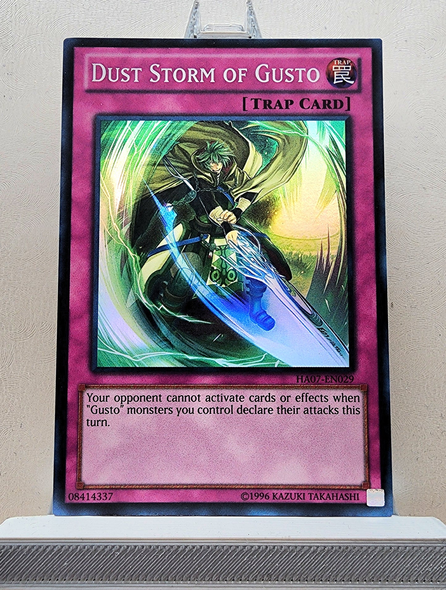 Yugioh! 1x Dust Storm of Gusto (HA07 - Super Rare) Unli Edition