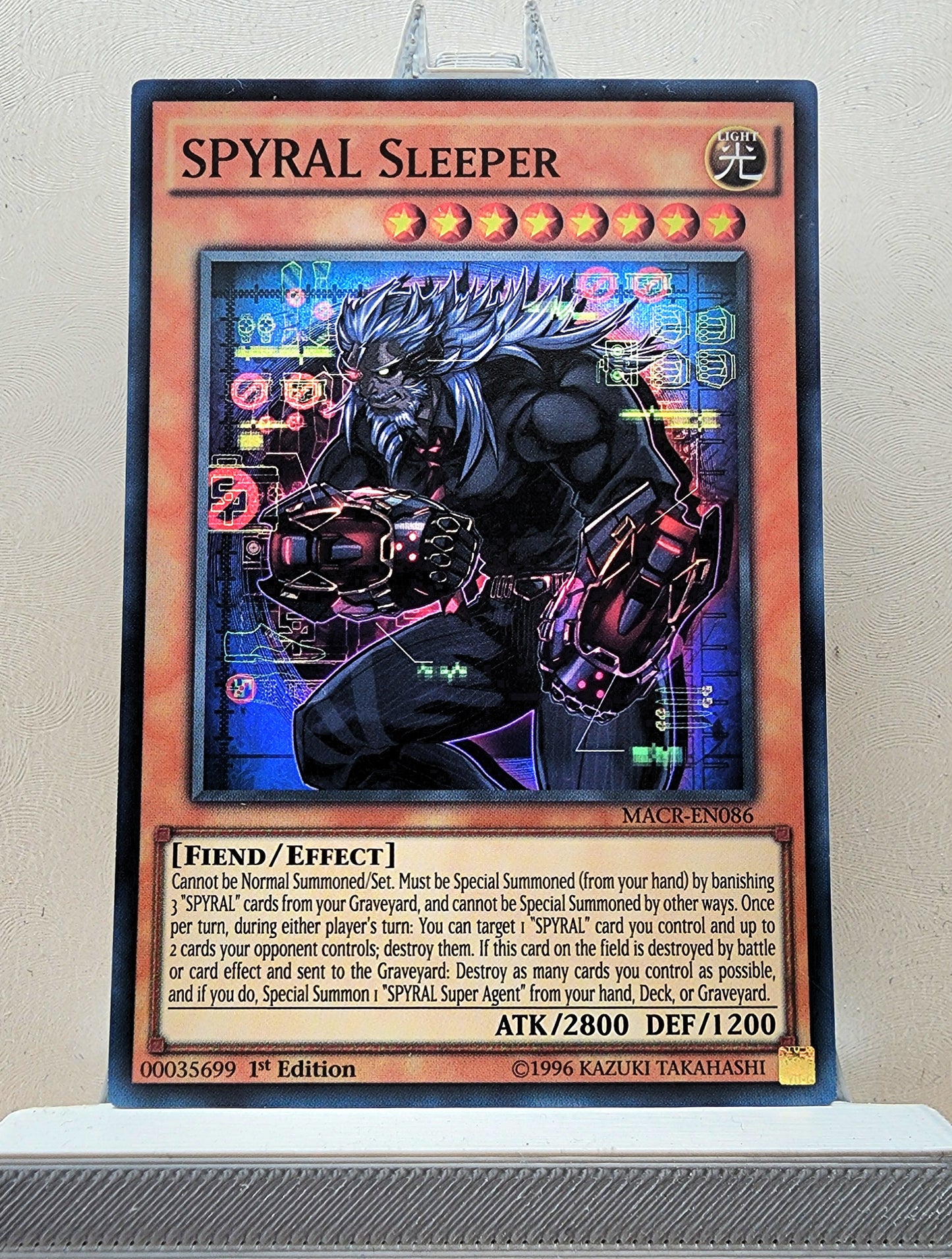 Yugioh! 1x Spyral Sleeper (MACR - Super Rare) 1st/Unli Edition