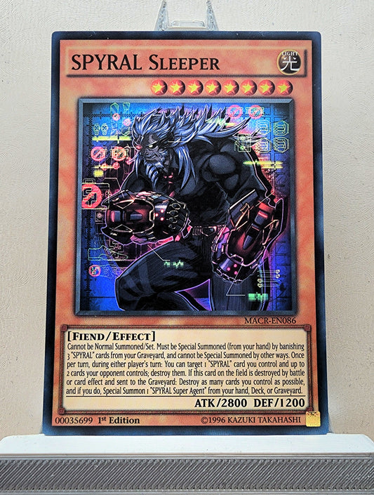 Yugioh! 1x Spyral Sleeper (MACR - Super Rare) 1st/Unli Edition