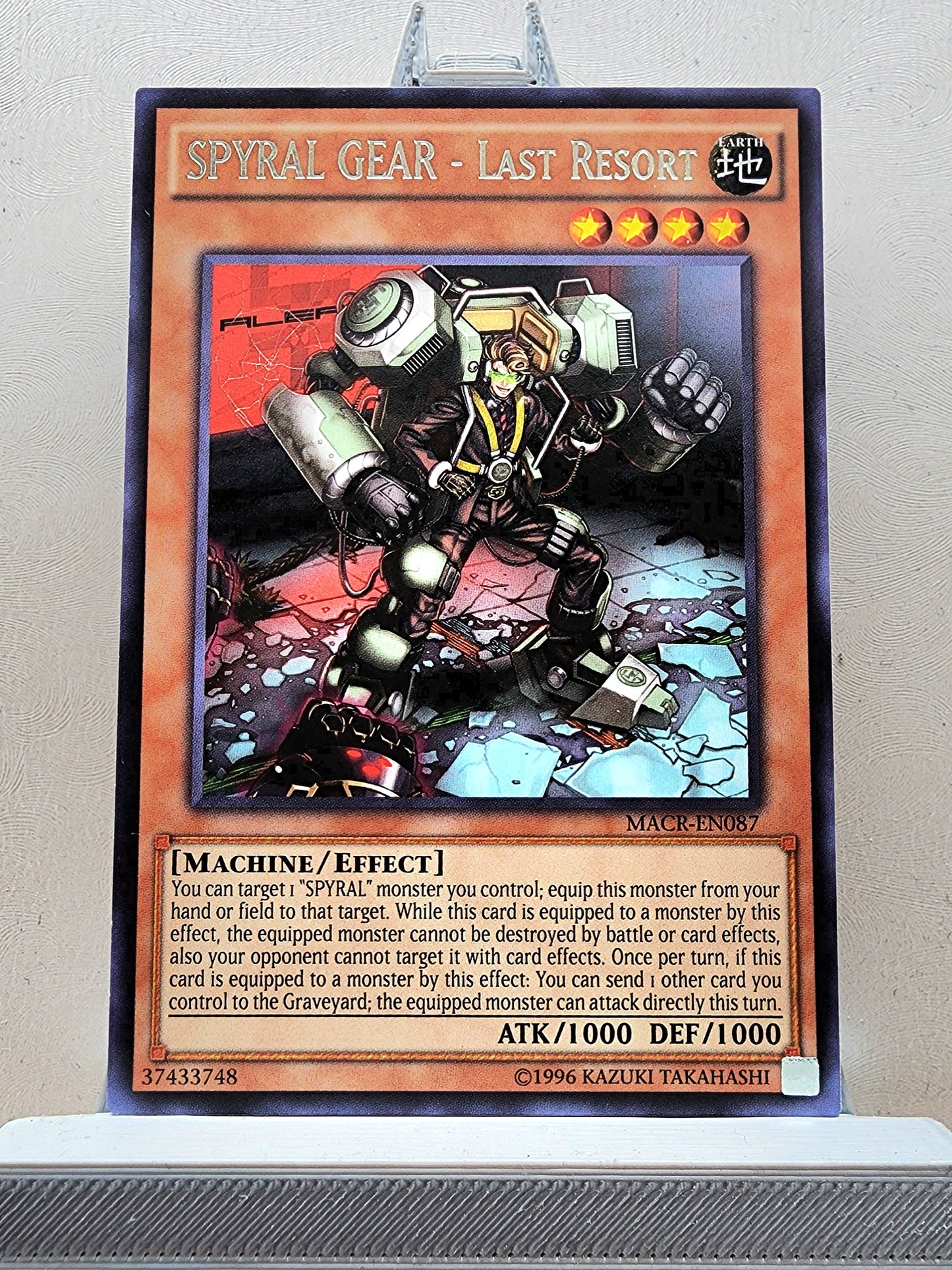 Yugioh! 1x Spyral Gear - Last Resort (MACR - Rare) Unli Edition