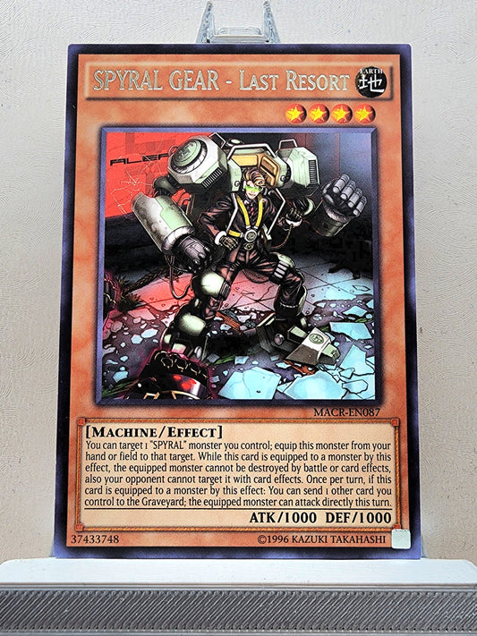 Yugioh! 1x Spyral Gear - Last Resort (MACR - Rare) Unli Edition