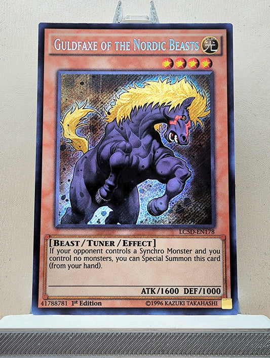 Yugioh! 1x Guldfaxe of the Nordic Beasts (LC5D - Secret Rare) 1st Edition