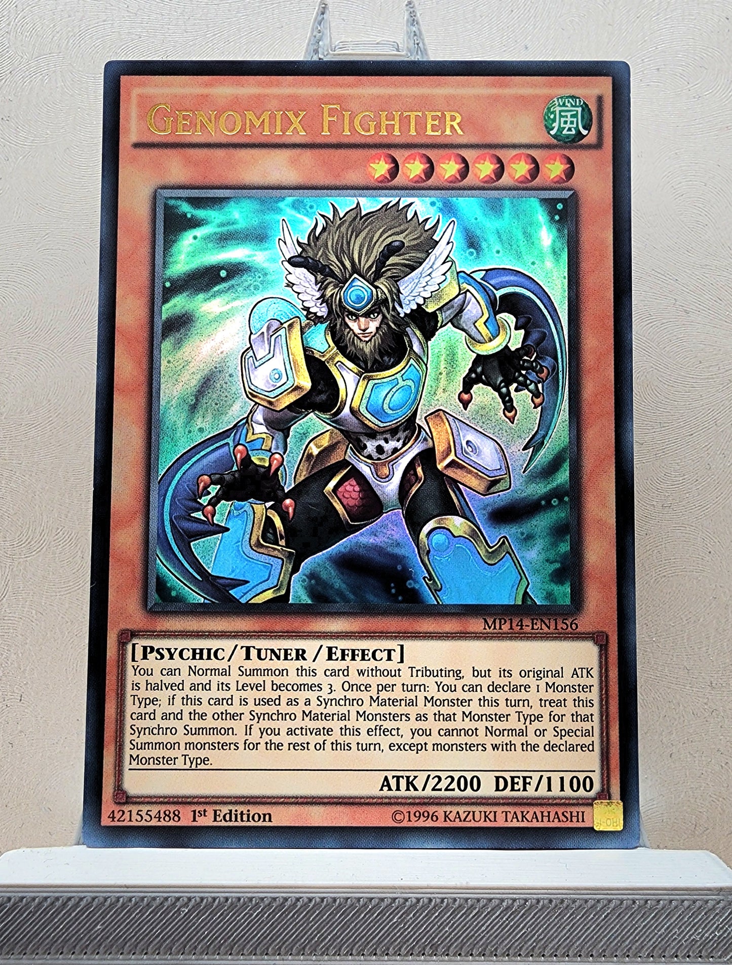 Yugioh! 1x Genomix Fighter (MP14/SHSP - Ultra Rare) 1st Edition