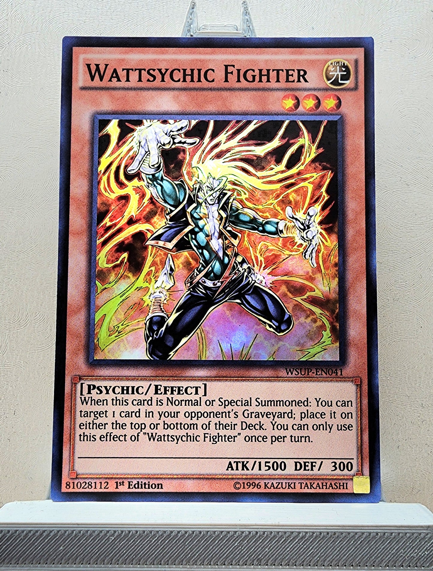 Yugioh! 1x Wattsychic Fighter (WSUP - Super Rare) 1st Edition